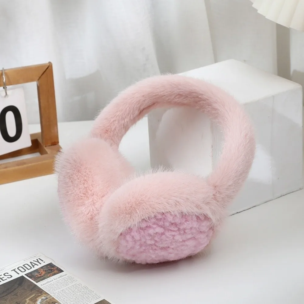 في الهواء الطلق الشتاء الأذن دفئا للطي لينة ركوب الدراجات إيرفلاب بلون سميكة الدافئة غطاء للأذنين الحماية من البرد #4