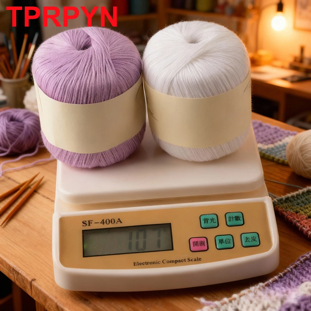 Mercerized Cotton Lace Yarn hand knitting Tencel Cotton Crochet Threads Embroidery Arts Crafts Sweater Scarf line