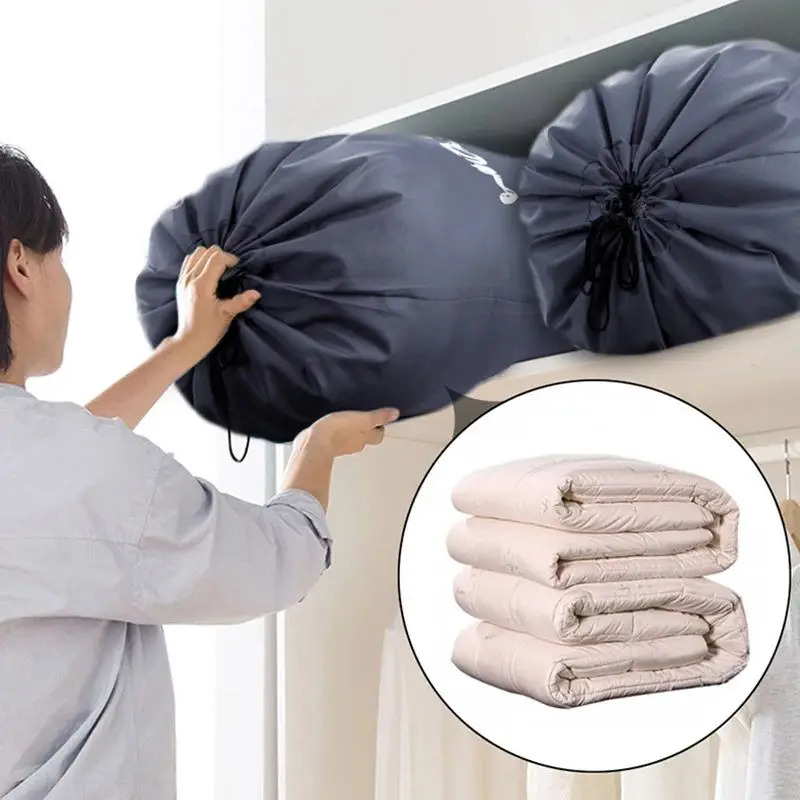 Smile Shape Nylon Laundry Bag Wash Me Travel Storage Pouch M