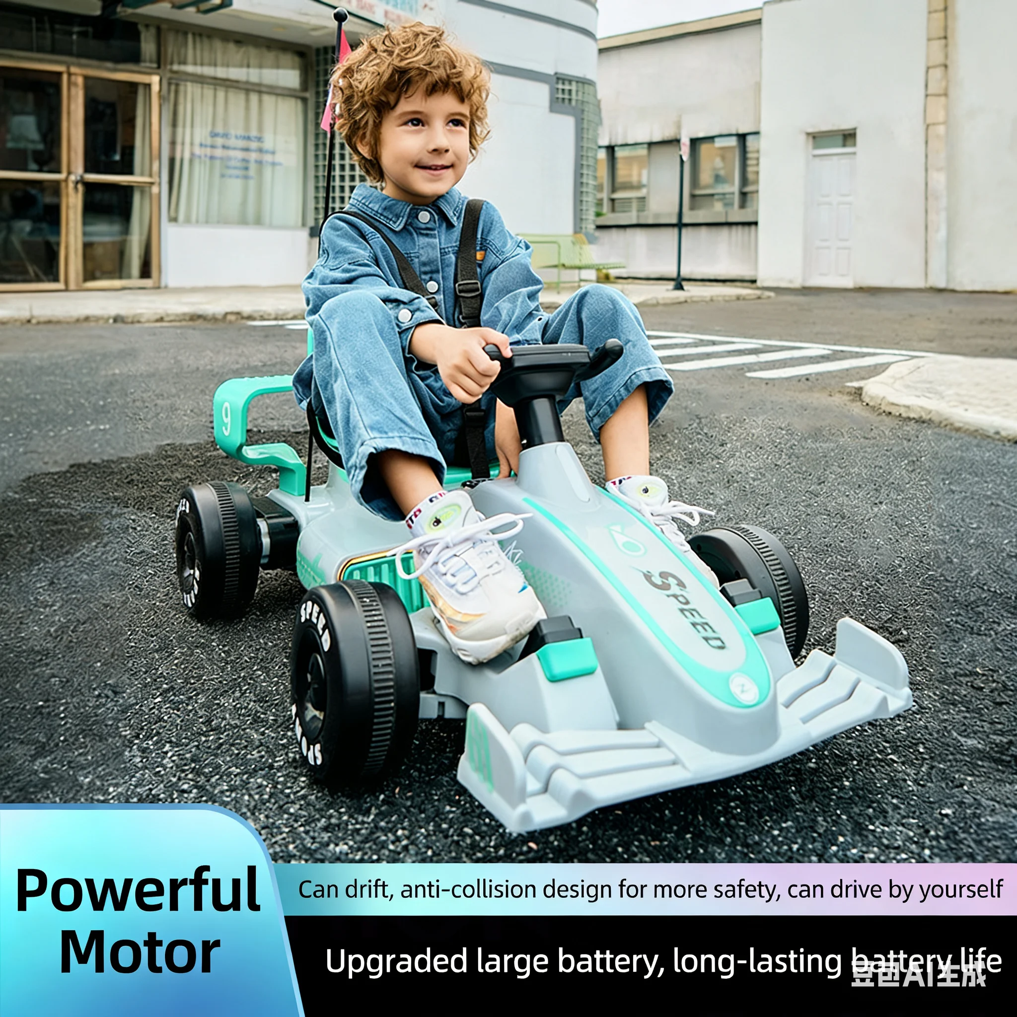 Wholesale Premium Design Unisex Kids Toy Car with Bluetooth Music