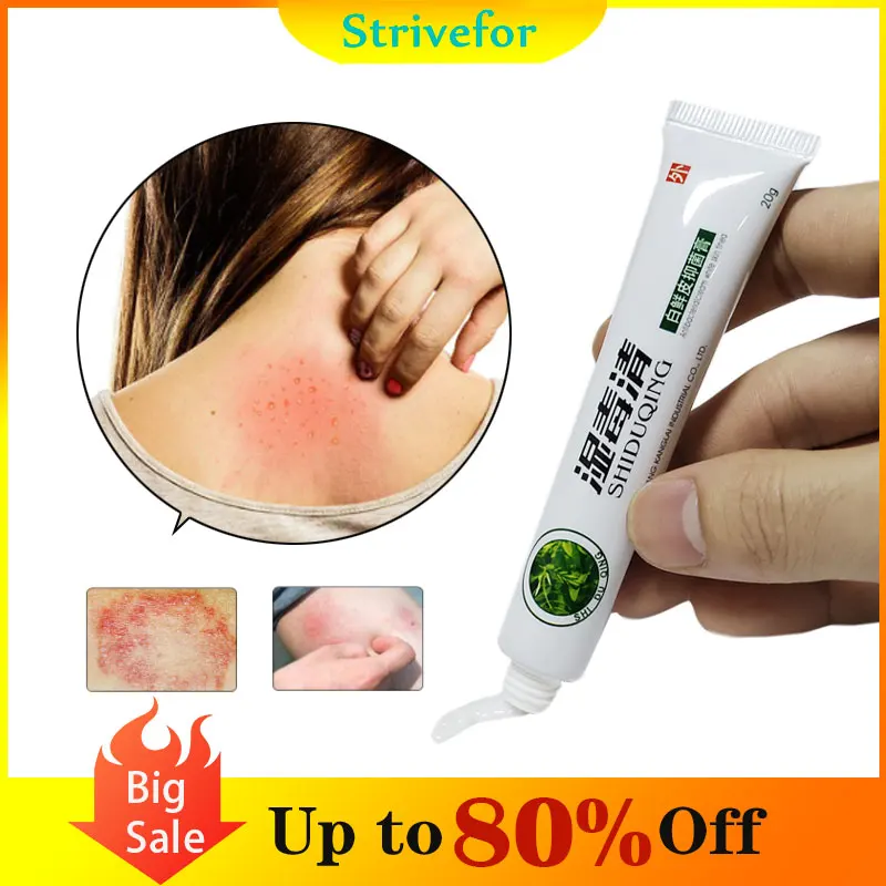 

1pc Eczematoid Eczema Ointment Anti-Itch Chinese Herbal Medical Skin Care Cream Urticaria Psoriasis Dermatitis Treatment C0009