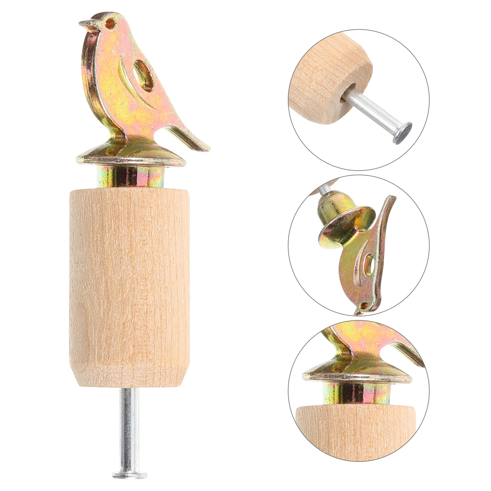 Bird Whistle Toy Fun Call Metal Birds Chirping Sounds Caller Tweeting for Practice