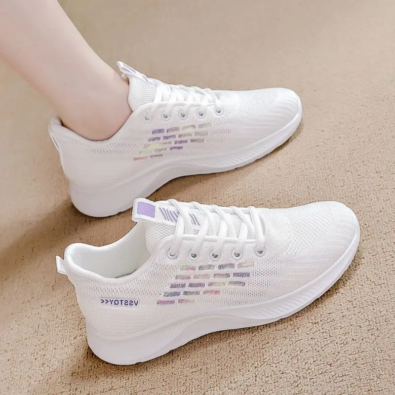 Chaussures Femme Tennis Shoes for Women Sport Shoes Outdoor Sneakers Women Breathable Walking Jogging Women Trainers