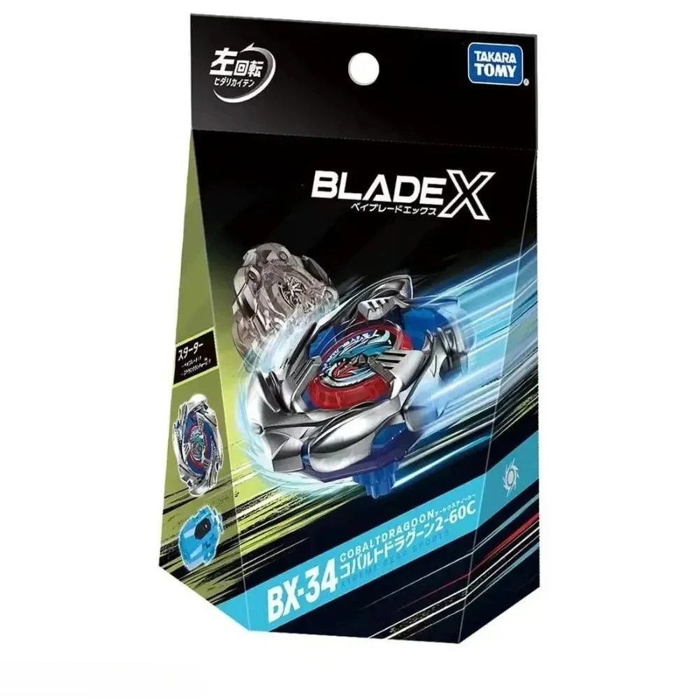 

BX-34 Cobalt Dragoon 2-60C Original Takara Tomy Bey X