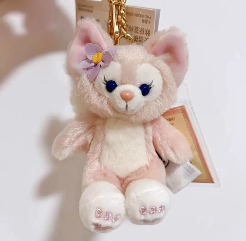 Disney Doll Lena Belle Doll Lena Pendant Little Fox Keychain Summer Star Delu Plush Rabbit Charm Accessories Girls Doll Gifts