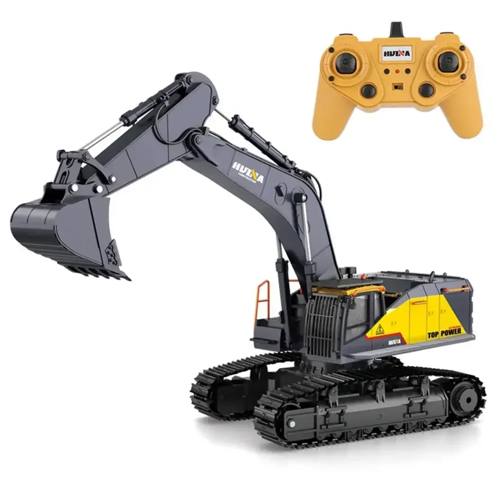 Huina 1592 1:14 Scale 22 Channels 2.4GHz Latest RC Excavator Off-road Truck RTR Vehicle Model Toys for Boys Toy VS 1593