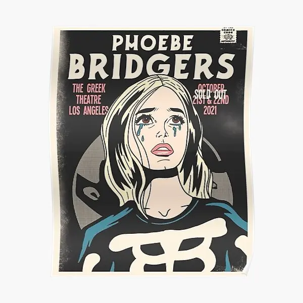 Phoebe Bridgers Crying  Poster Art Home Decoration Wall Decor Room Funny Vintage Modern Picture Print Mural Painting No Frame