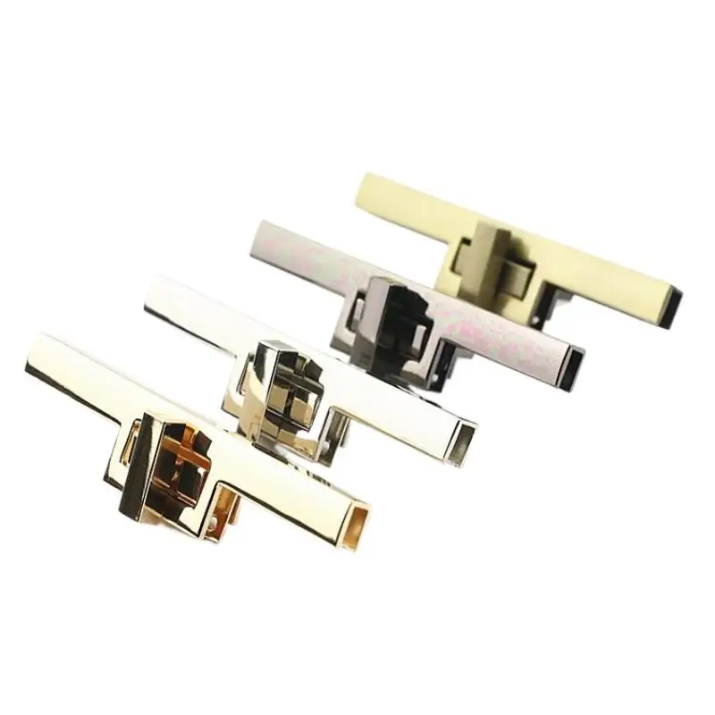 Premium Alloy Metal T Bag Lock Clasps With Multiple Finishes Rustproof Durable Perfect For DIY Leathercraft Handbag Purse Making