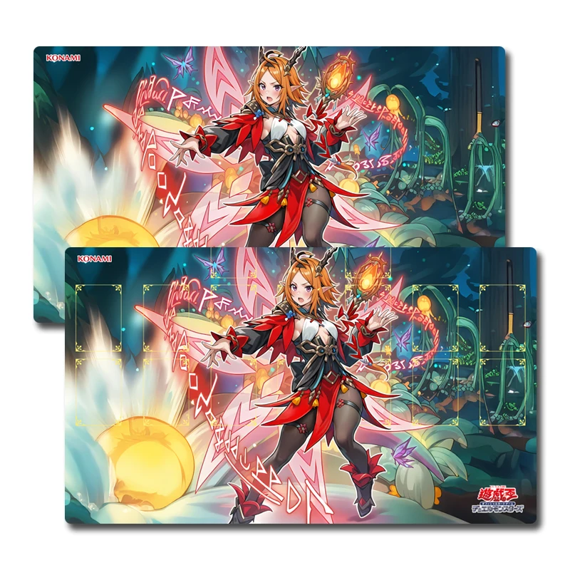 

Игровой коврик Yugioh Elvennotes Lucina Yu-Gi-Oh! TCG OCG Коллекционные карточные игры Коврик Duel Plate Резиновый коврик для карт Коврик для мыши