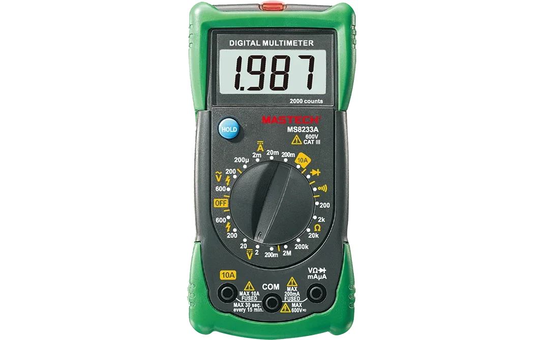 Mastech MS8233A MS8233B MS8233C MS8233D MS8233E Digital Multimeter DMM Meter AC/DC Voltage Current Ohm Meter With Temperature