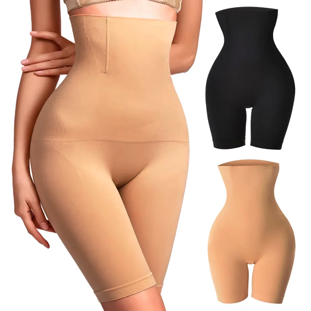 

Утягивающие трусики с высокой талией для женщин: корректирующее белье для контроля живота, подтяжки бедер и ягодиц, утягивающие шорты-утяжки для талии и бедер, корректор фигуры