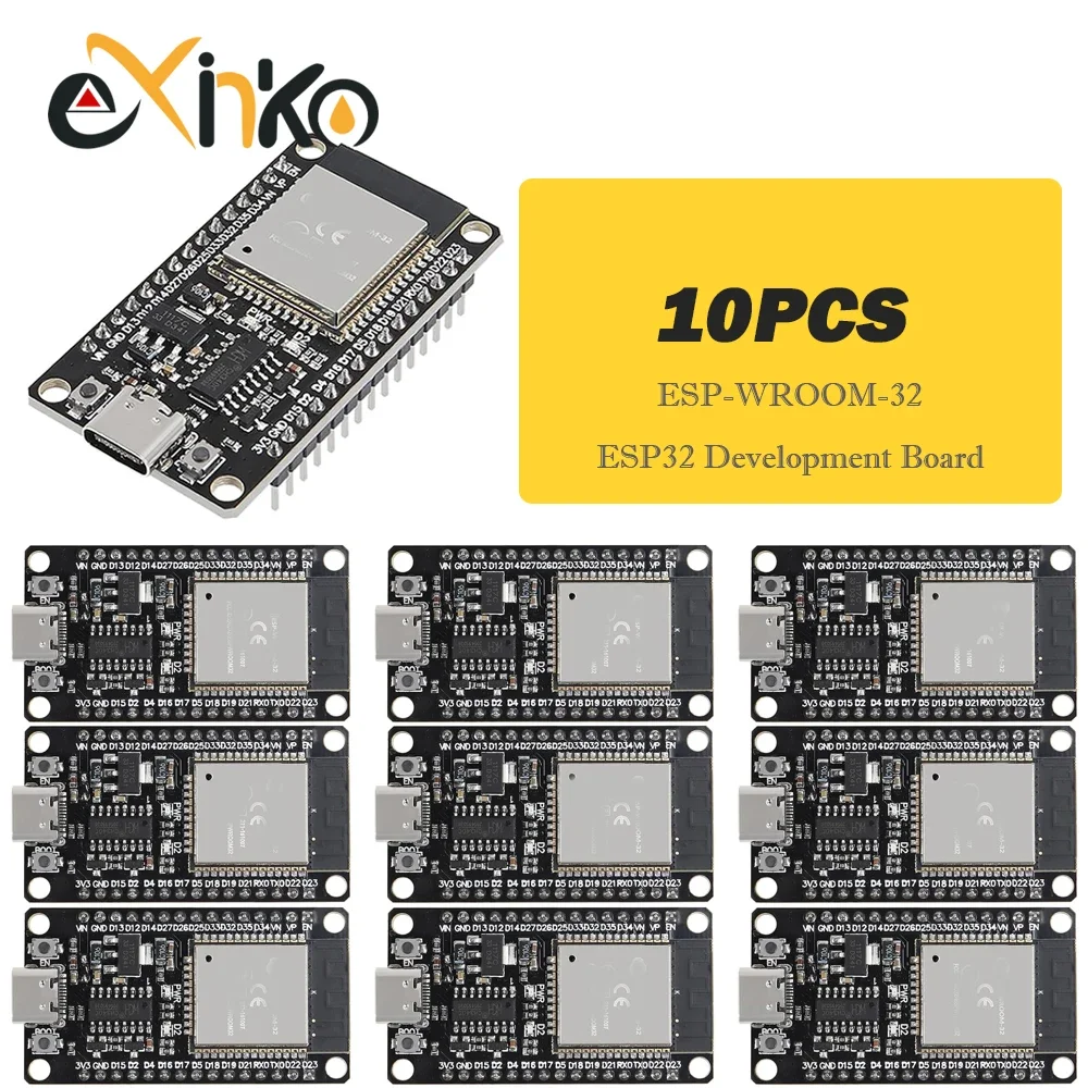 1-10pcs ESP32 ESP32 Development Board WiFi+Bluetooth Ultra-Low Power Consumption Dual Core ESP-32 ESP-32S ESP 32 Similar ESP8266