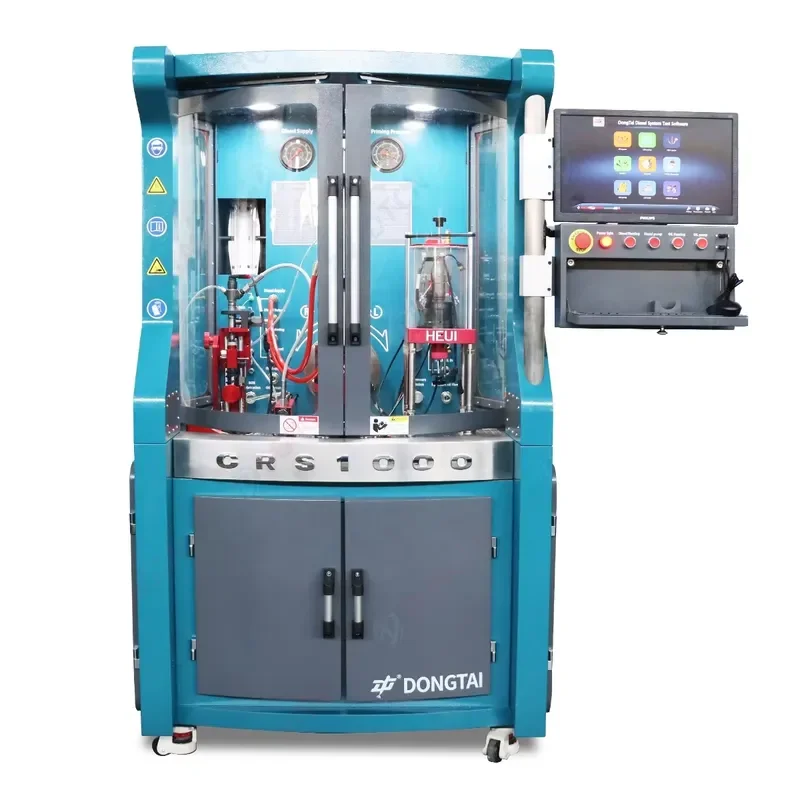 i CRS1000 COMMON RAIL INJECTOR HEUI EUI EUP WITH CODING TEST BENCH With Cam Box