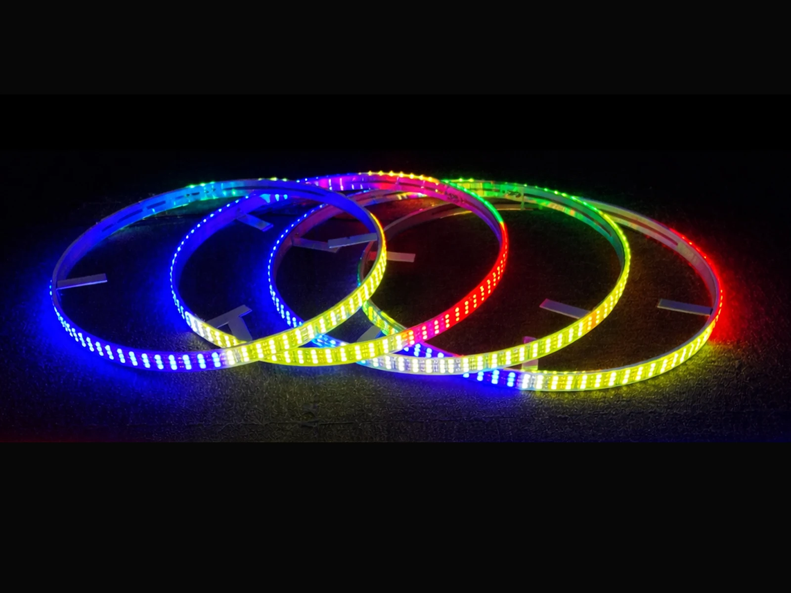 

15.5" Triple Row RGB Chasing LED Wheel Lights & Car Underglow Kit APP Remote Waterproof for Truck SUV Jeep ATV UTV