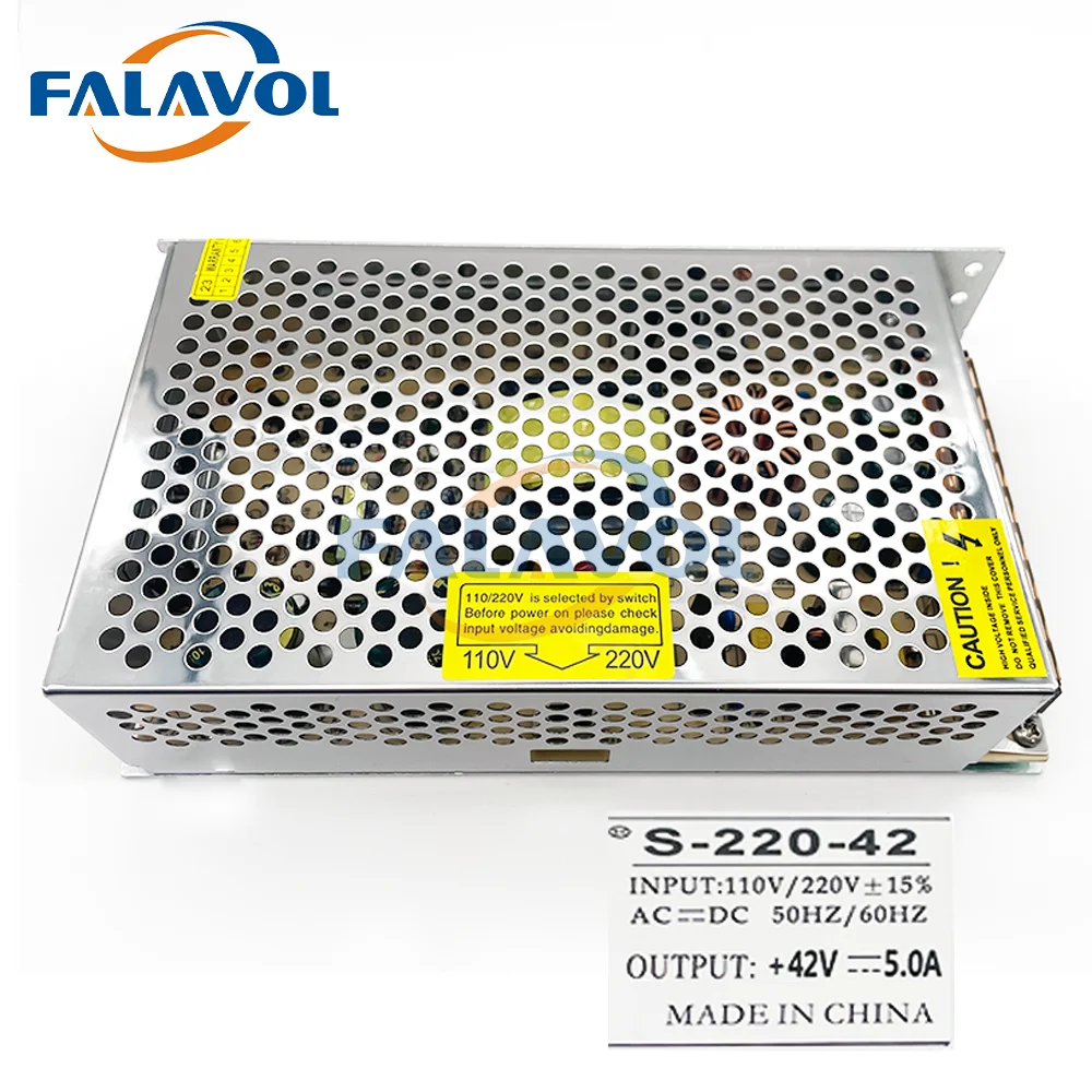 FALAVOL 110V 220V to DC 42V For Large Format Printer Supply Adapter For Led Strip CCTV