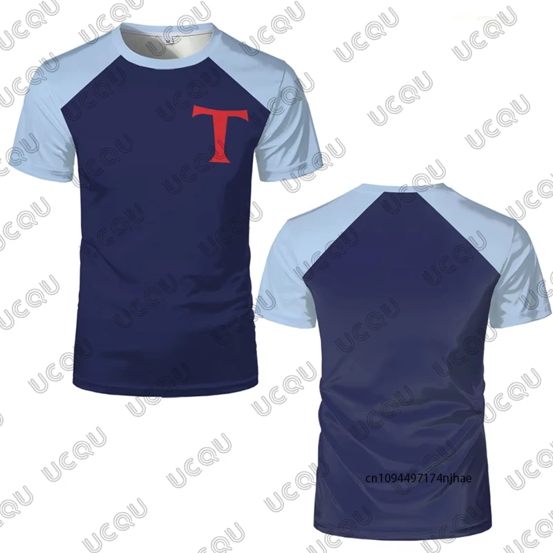 2026 New Tsubasa Anime 3D Print Men's T-shirt Summer Short Sleeve Football Jersey Quick-dry Training Tees Sports Kids/Adult Tops - view 2