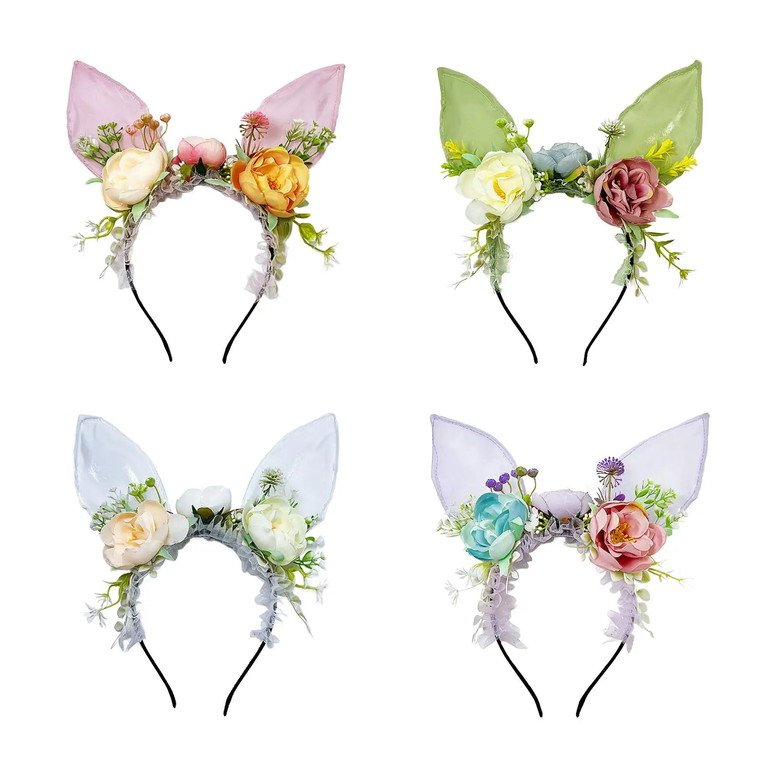 Easter Bunny Ears Headband Hair Accessories for Cosplay Wedding Party Favors