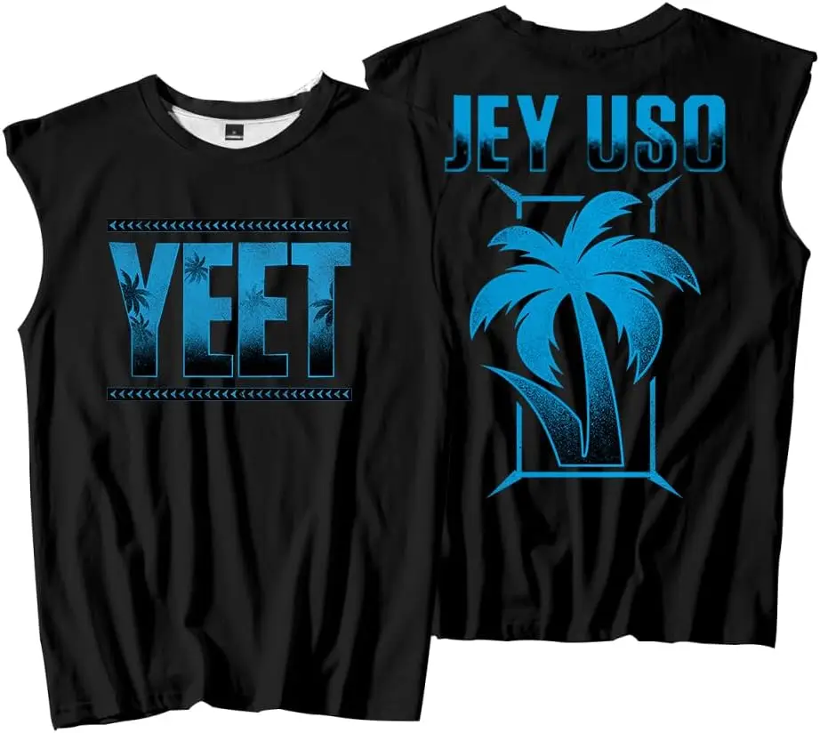 

Jey USO Yeet Merch Tank Tops Sleeveless Sport Gym Vest Women Men Streetwear Trendy Outdoor Sportwear