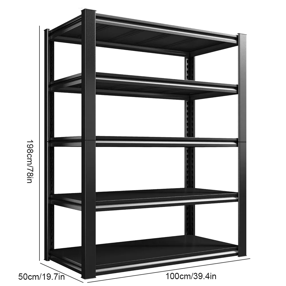 2/3/4 Tiers Metal Storage Rack Home Organization and Storage Heavy Duty Adjustable Shelf Boltless Storage Unit Display Rack image 3