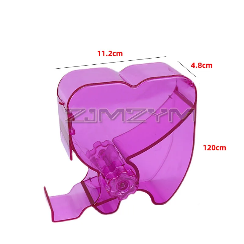 Стоматологический диспенсер для ватных рулонов, поворотный тип, красочный ортодонтический ящик для хранения ватных рулетов, безопасный прочный кардиоидный футляр для ватных рулонов