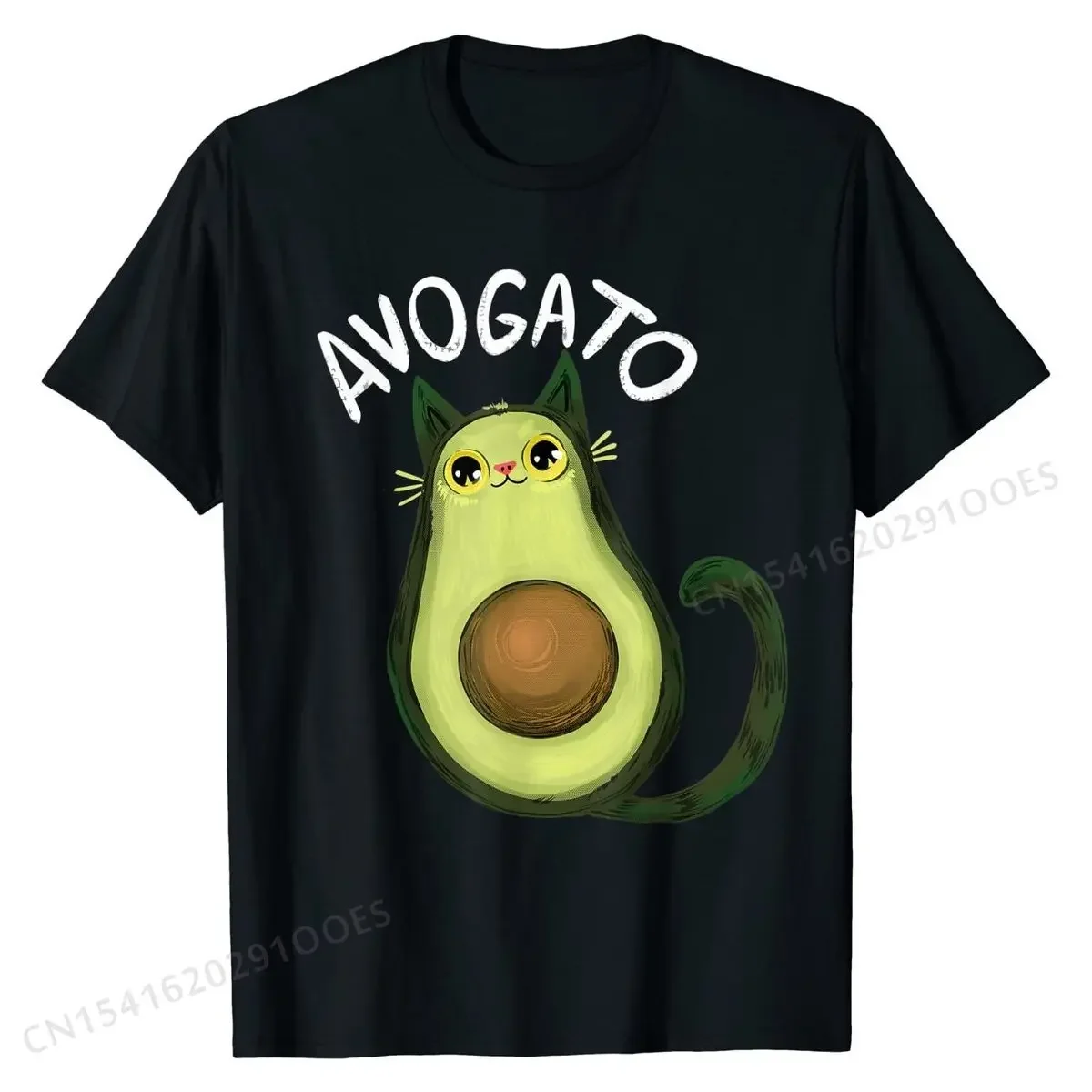 Avogato Funny Cat Avocado Cinco De Mayo Cat Lady Cat Lover T-Shirt Tshirts Tees New  Cotton Customized Printed Men