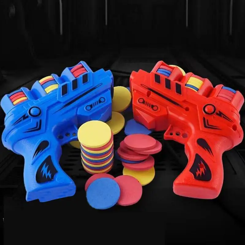 

Mini Disc Launcher For Kids Portable Foam Disc Launcher Disk Shooter Toy Outdoor Children Flying Saucer Guns For Christmas Gifts