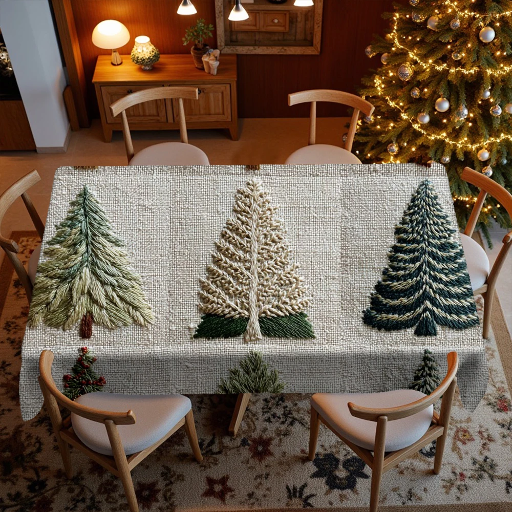 Cute Seasonal Patterns Restaurant Kitchen Tablecloth Living Room Home Decoration Rectangular Party Decoration