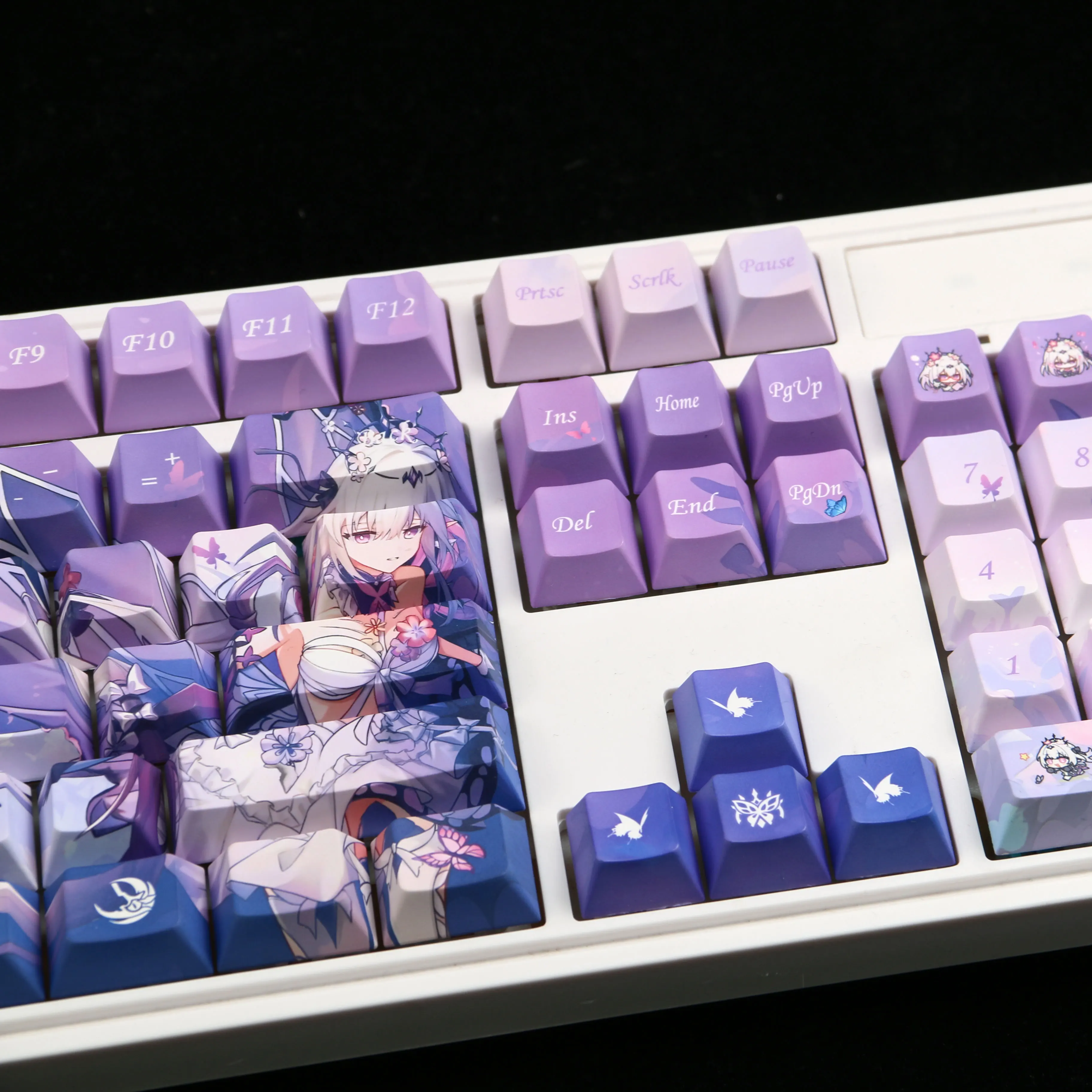 

Honkai：Star Rail Cute Game Theme Keycaps Anime Key Cap PBT Cherry Profile Keycap Mechanical Keyboard Made68 Mad68 Wooting 60