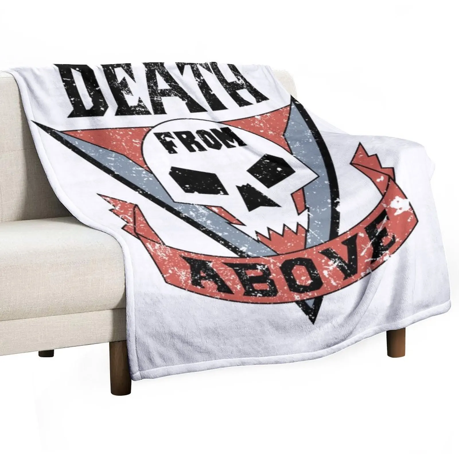 Starship Troopers - Death From Above Throw Blanket anime Plaid Blankets