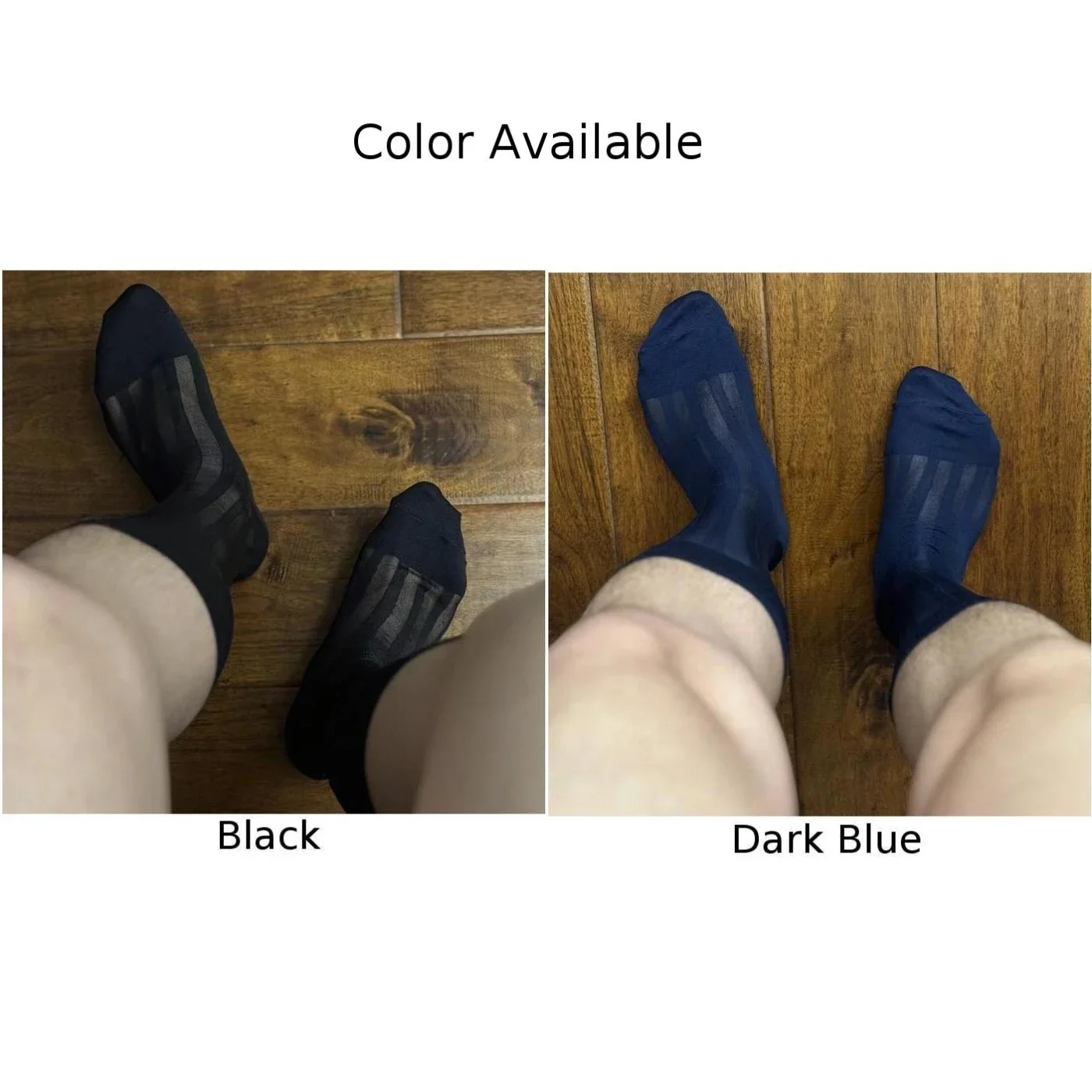 Business Dress Socks Mens Sexy Socks Business Formal Dress Wear Traceless Brand New Breathable Nylon Silky For Business
