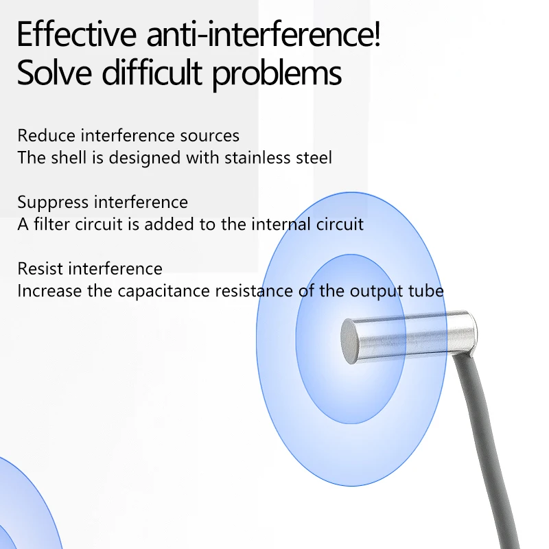 PARMA sensor Φ6.5 proximity switch sensor Circular three-wire DC24V12v metal induction switch PNP/NPN, NO/NC