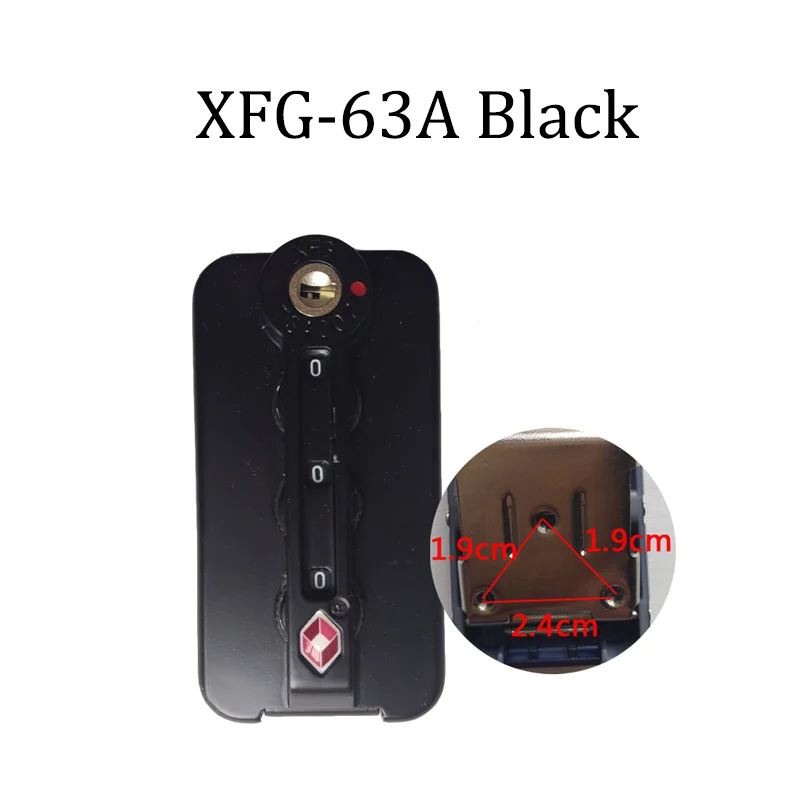 For XFG TSA007 63A Original Baggage Customs Lock Luggage Accessories Combination Lock Simple Portability Anti-theft Security