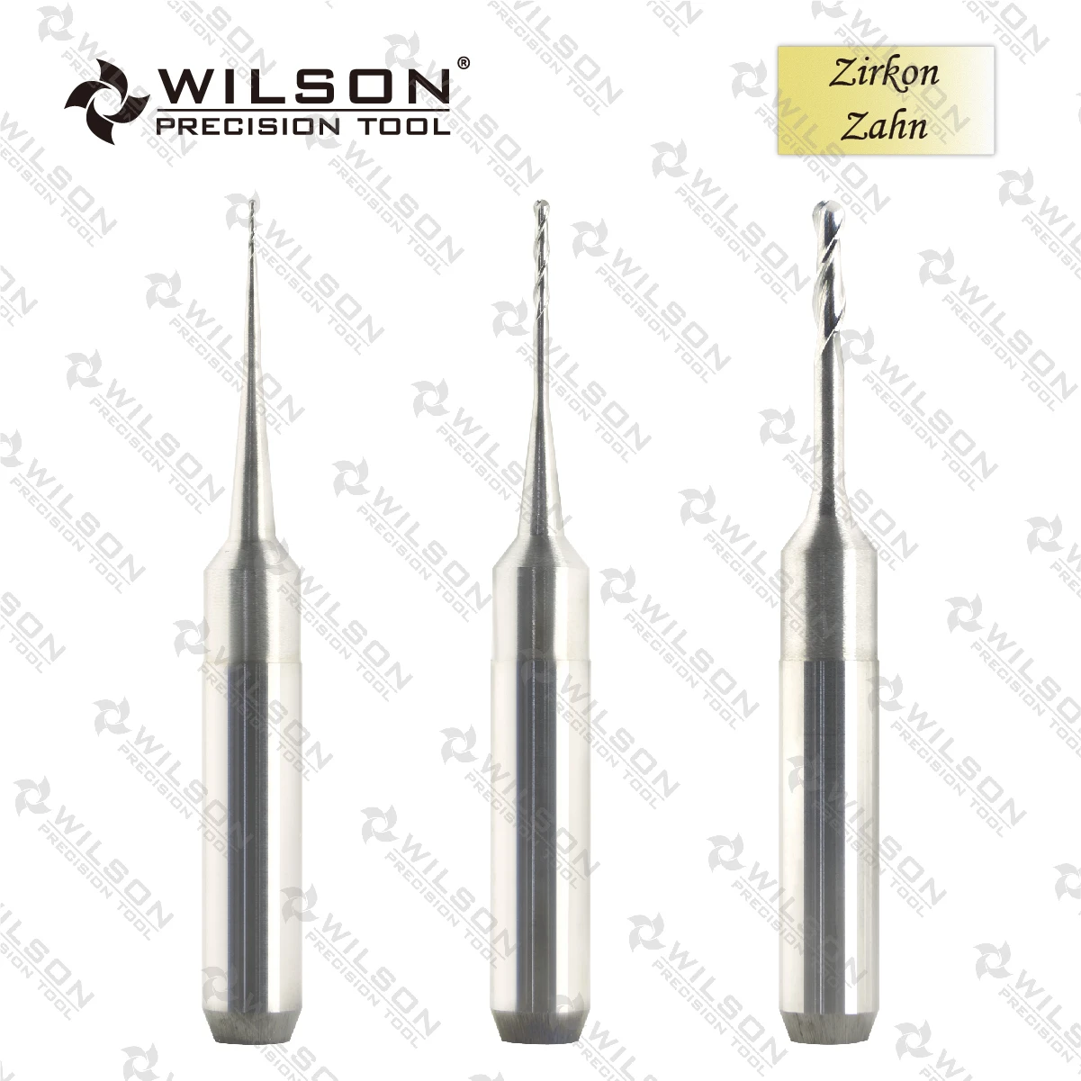 For Zirkon Zahn M1 Machines Wilson Dental Milling Burs-Cutting Zirconia- Overall Length 50mm