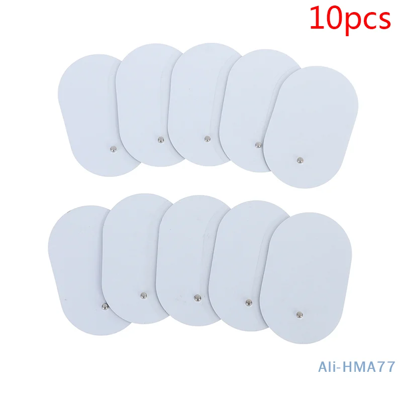 10PCS Silicone Gel Electrode Replacement Pads For Massagers Electrode Pacthes