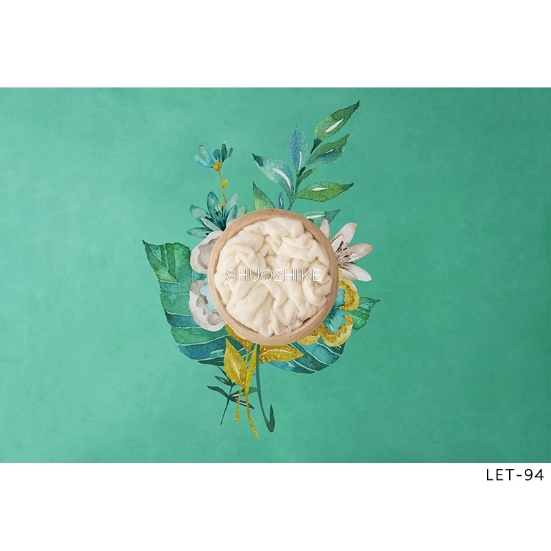 Neugeborenen Porträt Fotografie Hintergrund Blumen schwingen Geburtstag Kunst Hintergrund Baby Fotogalerie Requisiten lassen-02