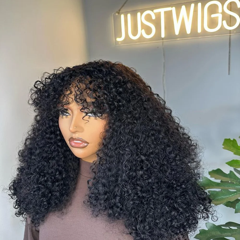 

Мягкий 26-дюймовый бесклеевой длинный натуральный черный странный вьющийся парик спереди, плотность 180 для женщин, детские волосы, предварительно выщипанные, термостойкие, на каждый день