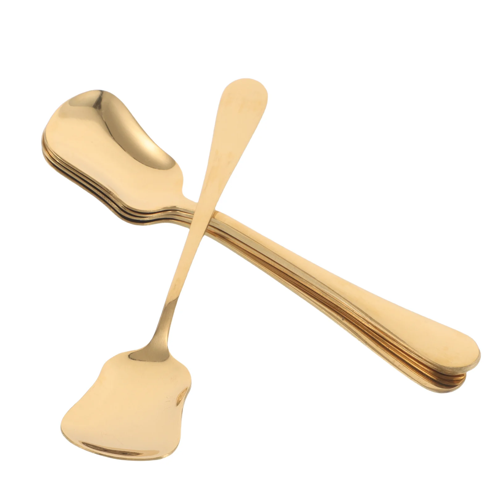 

5Pcs Stainless Steel Coffee Spoons Mini Dessert Spoons Smooth Polished Surface for Ice Cream Yogurt Mixing Espresso Teaspoons