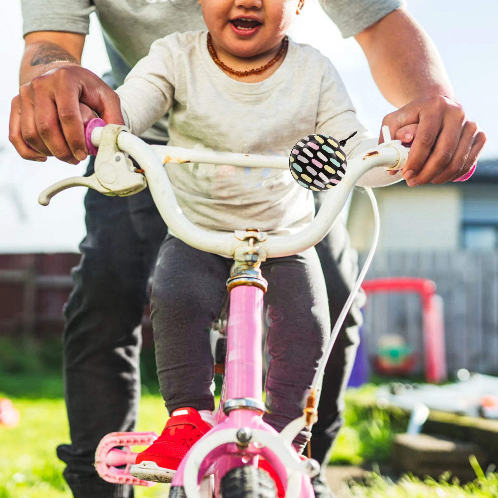 Bicycle Bell for Kids Loud Clear Sound Cute Handlebar Accessory for Boys Girls Mountain Bikes and Scooters