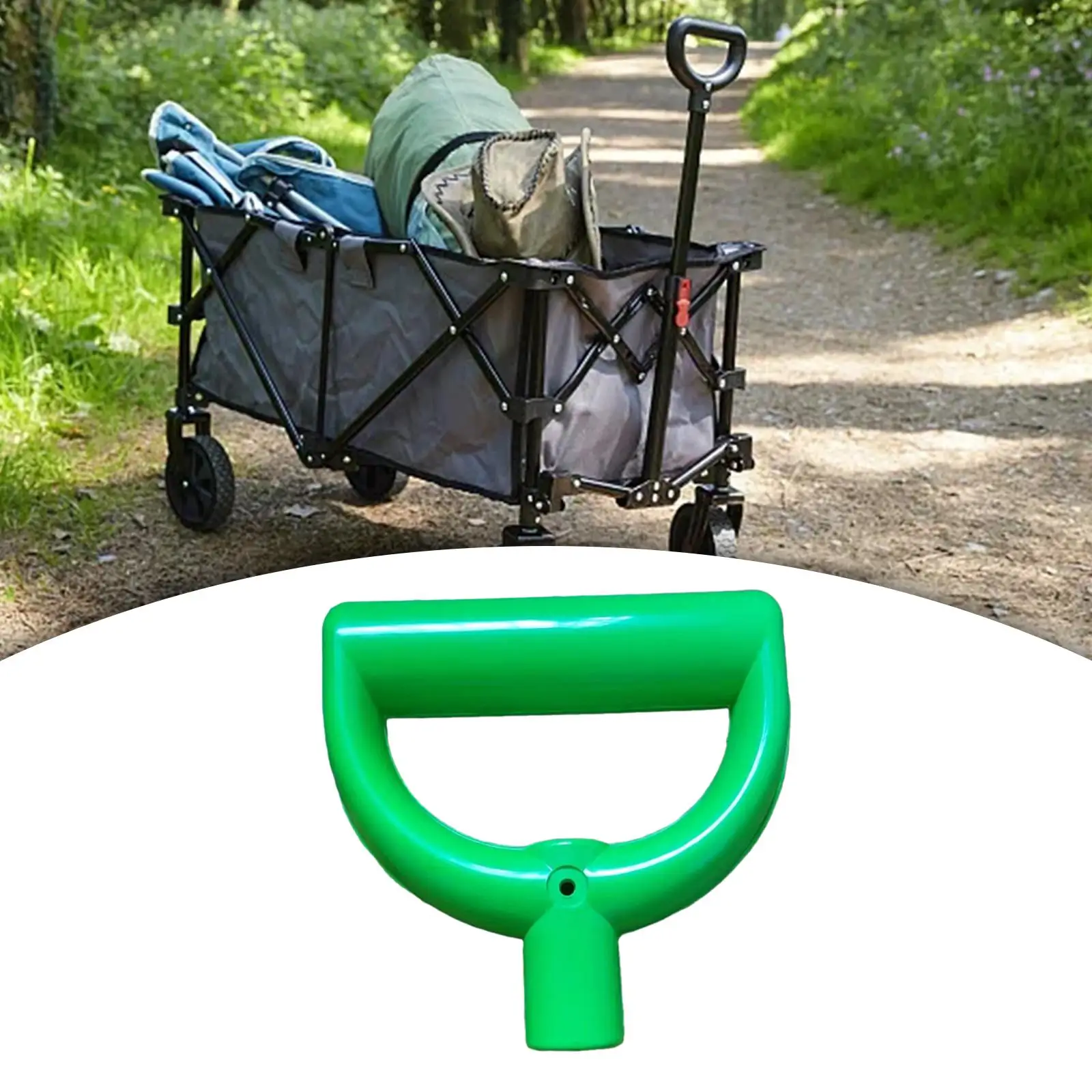 Utility Cart Wagon Push Pull Handle Beach Spare Part Yard Hand Truck Handle