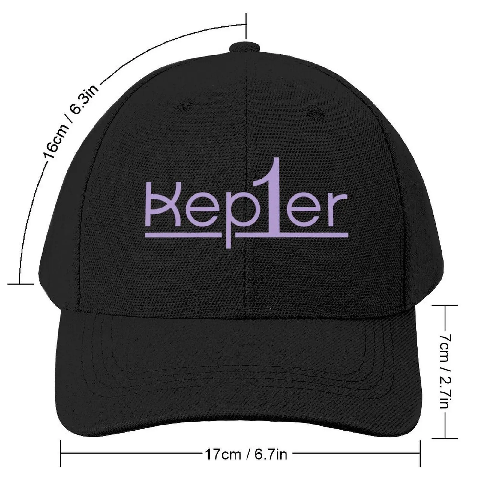 Kep1er KPop HD Logo (Lavender Ver.) Baseball Cap Rugby cute Women's Hats 2024 Men's