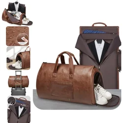 Suit travel Bags Crossbody Bag Folding Suit Men's Large Capacity Carry-on Multi-function Storage Bag 36-55L  Business