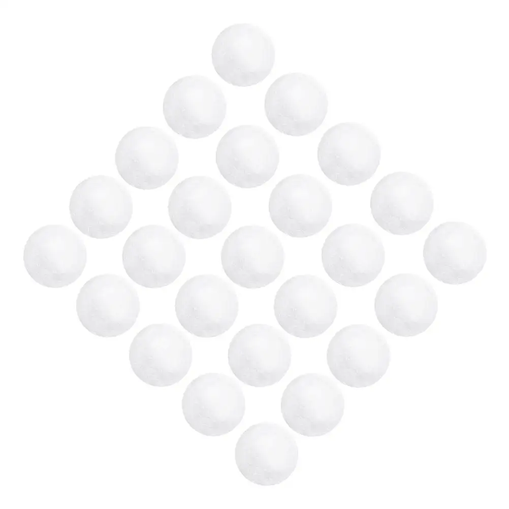 180 piezas de Navidad y manualidades para niños, bola de espuma DIY, decoración para niños, modelo blanco para bebé