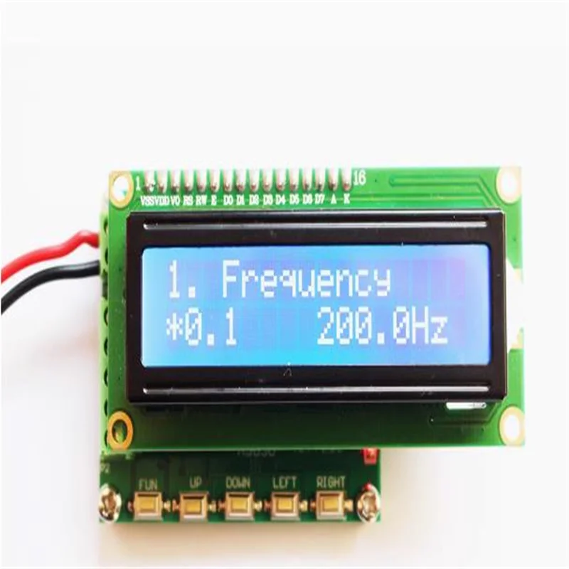 Three phase sine signal generator with adjustable phase range of 0-360 degrees and frequency range of 0.1-2000 Hz with frequency