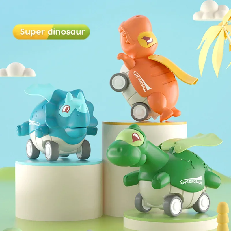 Dinossauro bebê menino carros de brinquedo jurassic park modelo educacional carro para bebês meninos 1 anos de idade carro brinquedos crianças presente aniversário da criança
