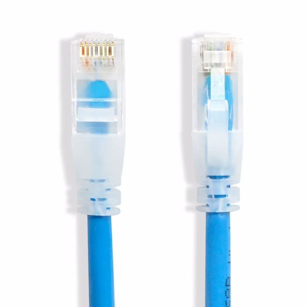 كابل CNCOB cat6 جيجابت - كابل توجيه منزلي عالي السرعة rj45 - وصلة شبكة ذات نطاق عريض للكمبيوتر 8P