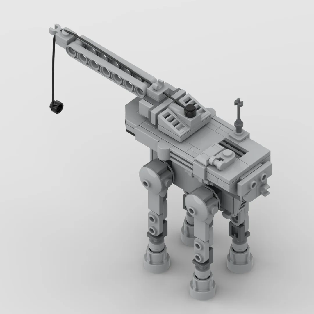 MOC اللبنات AT-AT ووكر كرين نموذج كوكب كلاش الخيال العلمي ماندالوريان البضائع لعبة بناء الأطفال مع 168 الطوب