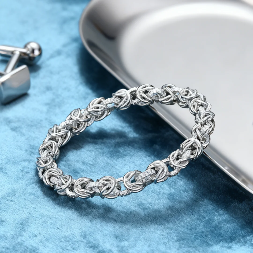 Men Accessories Chain And Bracelet - 새로운 고귀한 925 스털링 실버 y2k