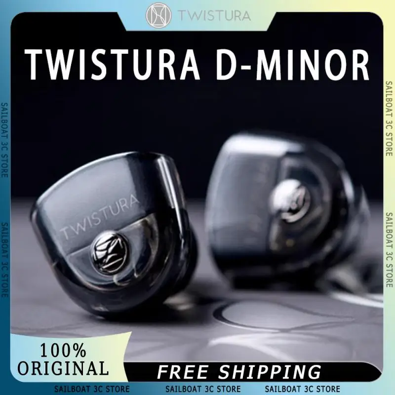 

Twistura D-Minor Wired HiFi Earphones 10mm Dynamic Driver Ergonomics In-Ear Earbuds With Detachable Cable Custom Music Earphones