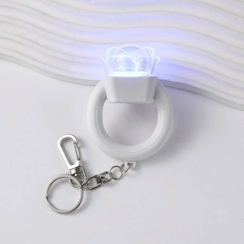 LED Miniature Supporter Keychain Miniature LED Keychain Portable Keyrings Pendant For Concerts And Gatherings