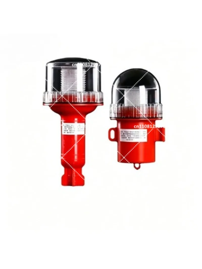 Marine LED Solar Navigation Beacon Light, Sailing Signal Light, Three-Color Flash Positioning, Night Warning for Boats